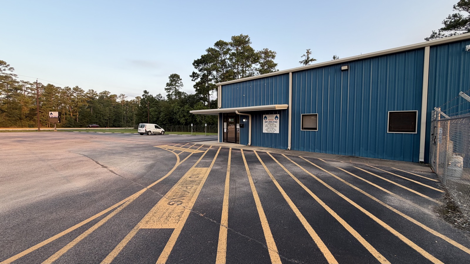 The Texas Star Propane office at Plantersville seen from the road.